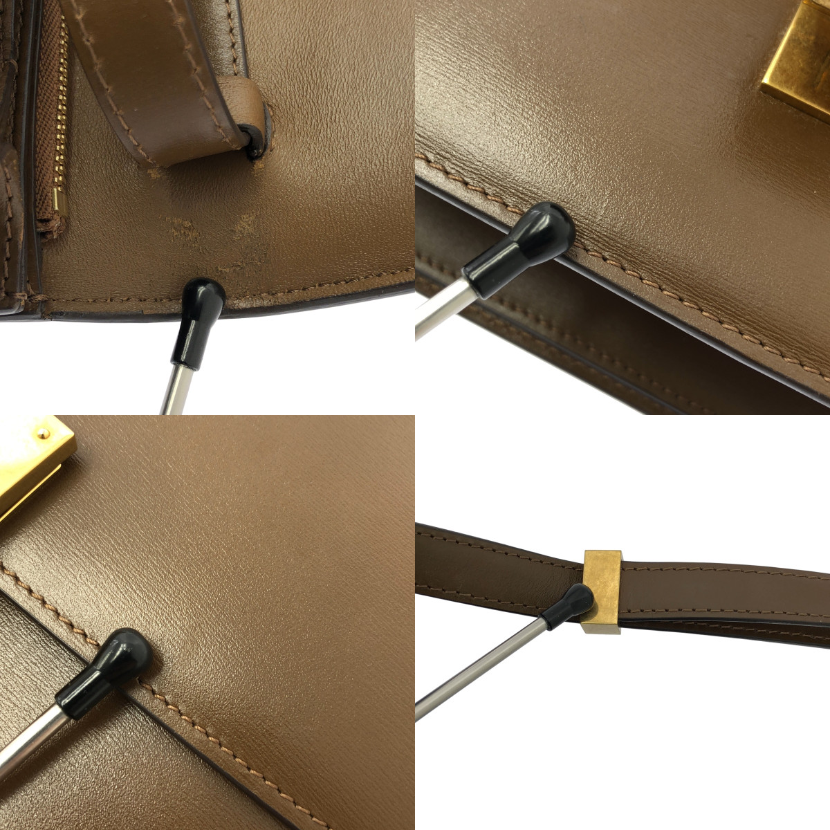 CELINE / セリーヌ CLASSIC BOX クラシックボックス ミディアム レザー ショルダーバッグ