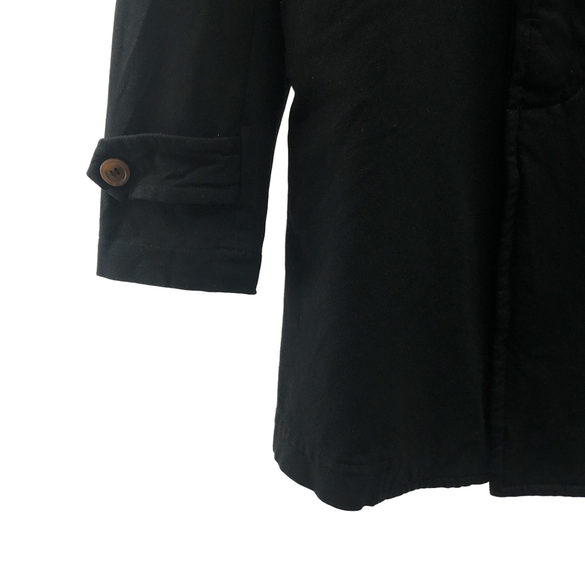 COMME des GARCONS HOMME PLUS / コムデギャルソンオムプリュス ポリエステル縮絨 ハーフコート