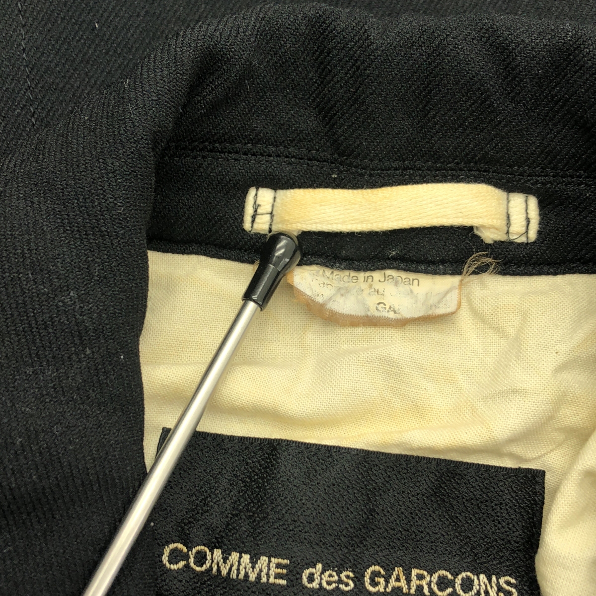 COMME des GARCONS HOMME PLUS / コムデギャルソンオムプリュス ポリエステル縮絨 ハーフコート