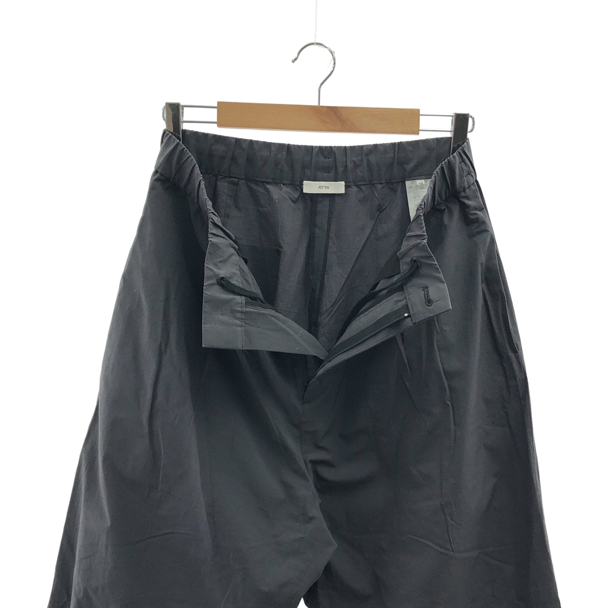 ATON / エイトン Kyoto tsurizome cotton wide easy pants コットン ワイド パンツ