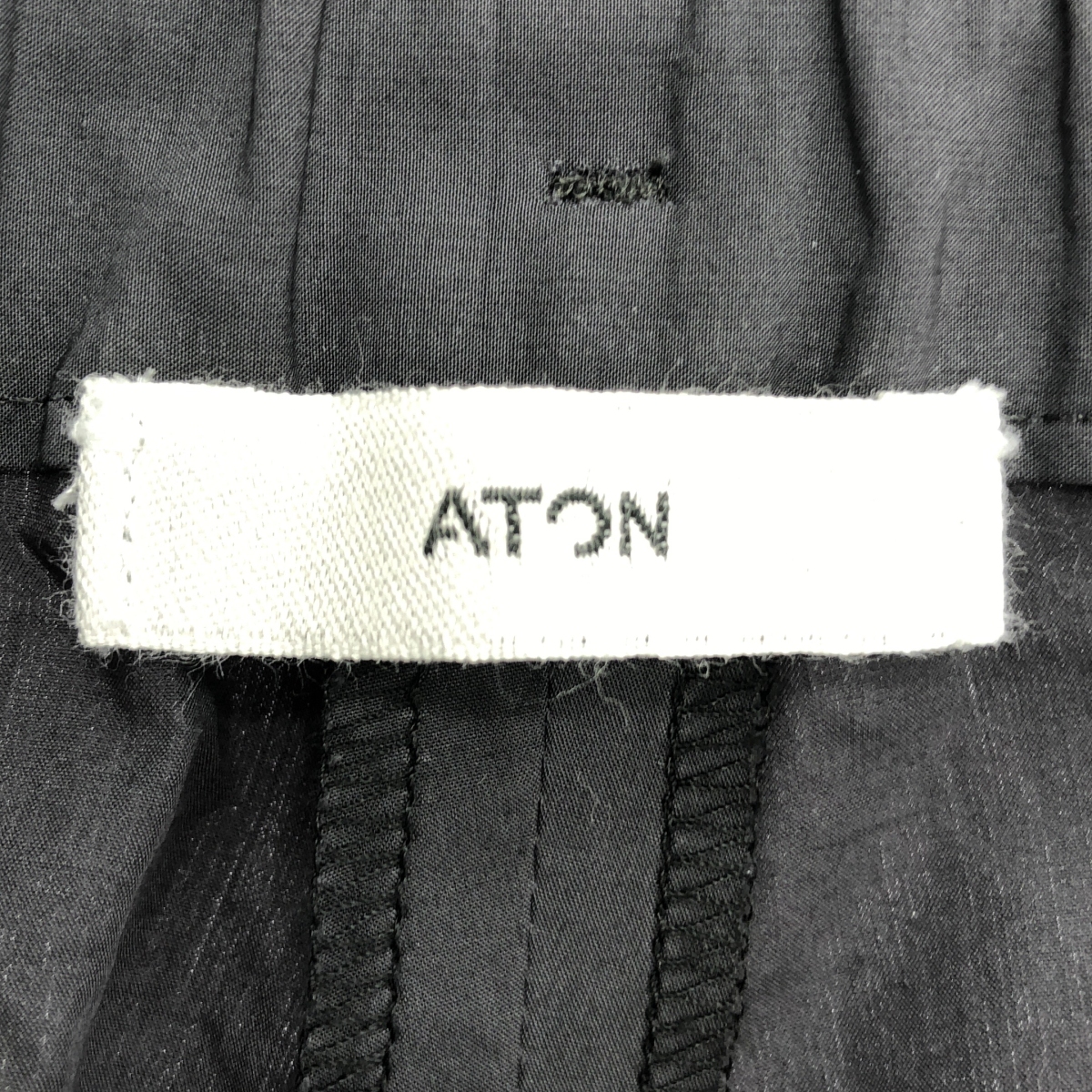 ATON / エイトン Kyoto tsurizome cotton wide easy pants コットン ワイド パンツ