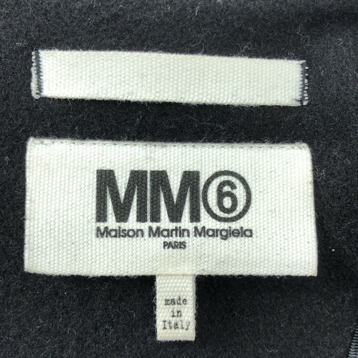 MM6 Maison Martin Margiela / エムエムシックスメゾンマルタンマルジェラ ダブルプレスド ウール カミシヤ ノーカラーコート