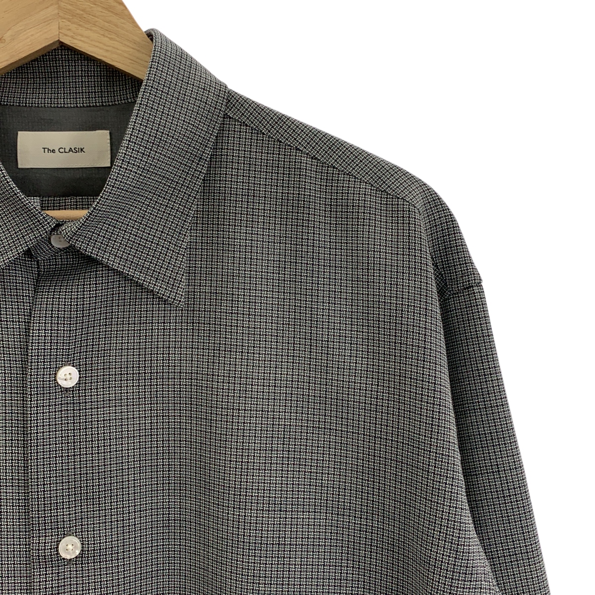 The CLASIK / ザ・クラシック CHECK OFFICER SHIRTS チェック オフィサーシャツ