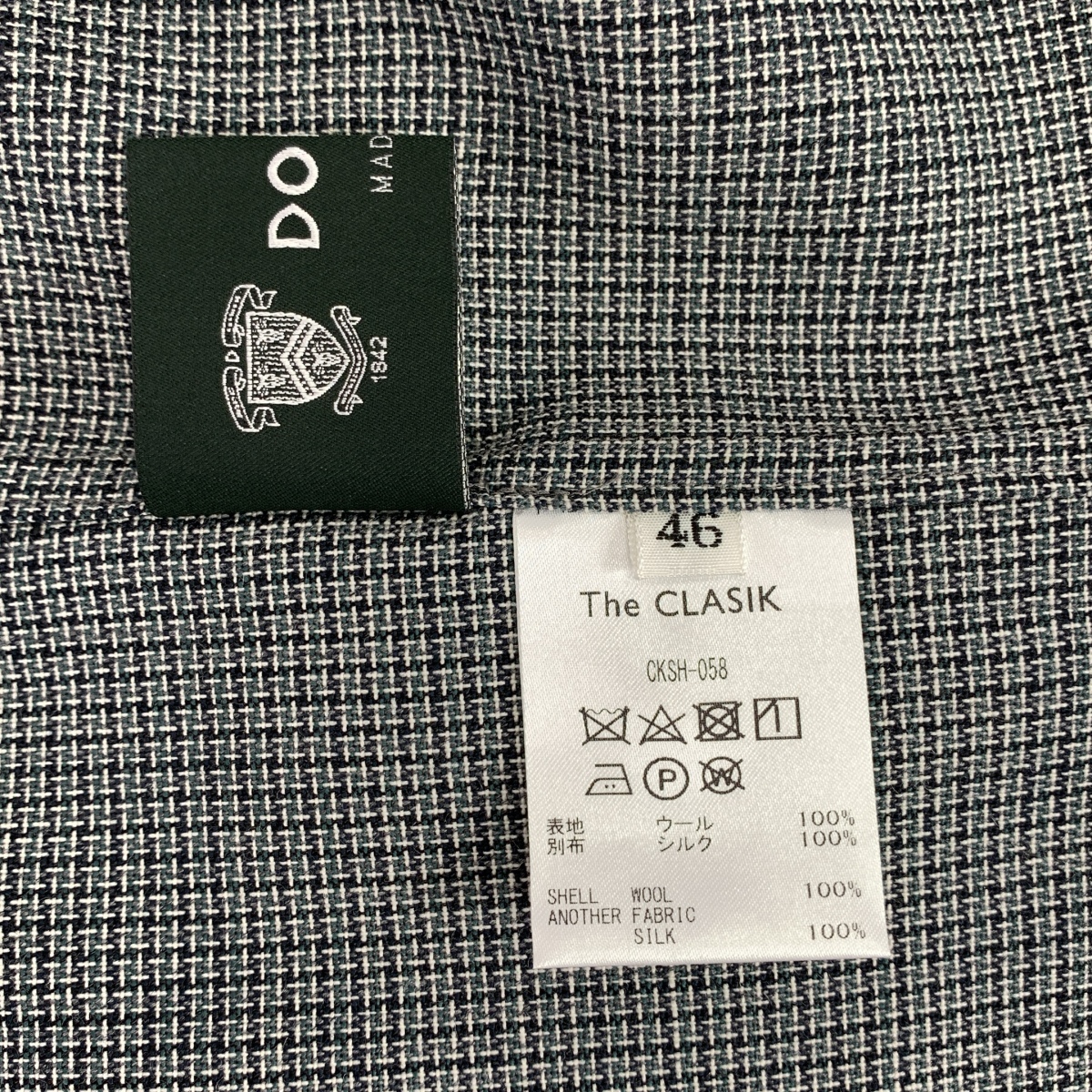 The CLASIK / ザ・クラシック CHECK OFFICER SHIRTS チェック オフィサーシャツ