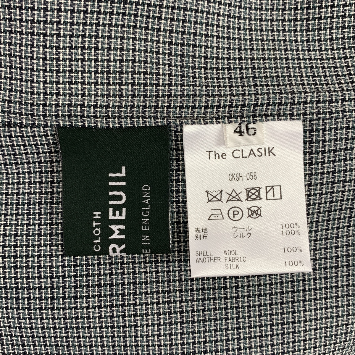 The CLASIK / ザ・クラシック CHECK OFFICER SHIRTS チェック オフィサーシャツ