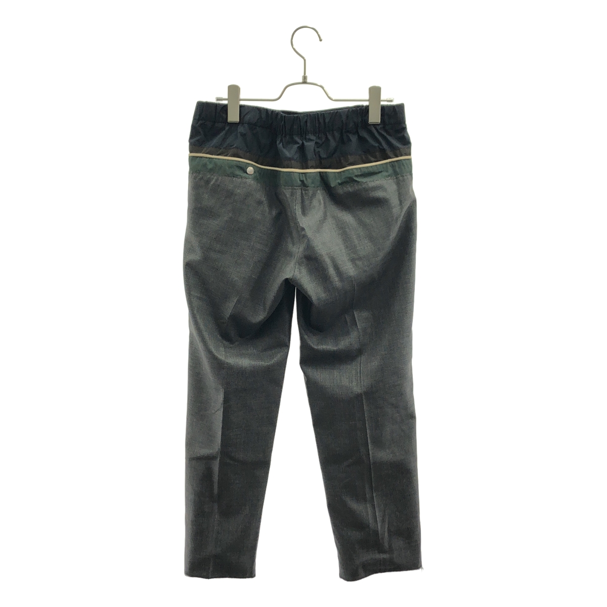 kolor / カラー ウール 異素材切替 イージーパンツ