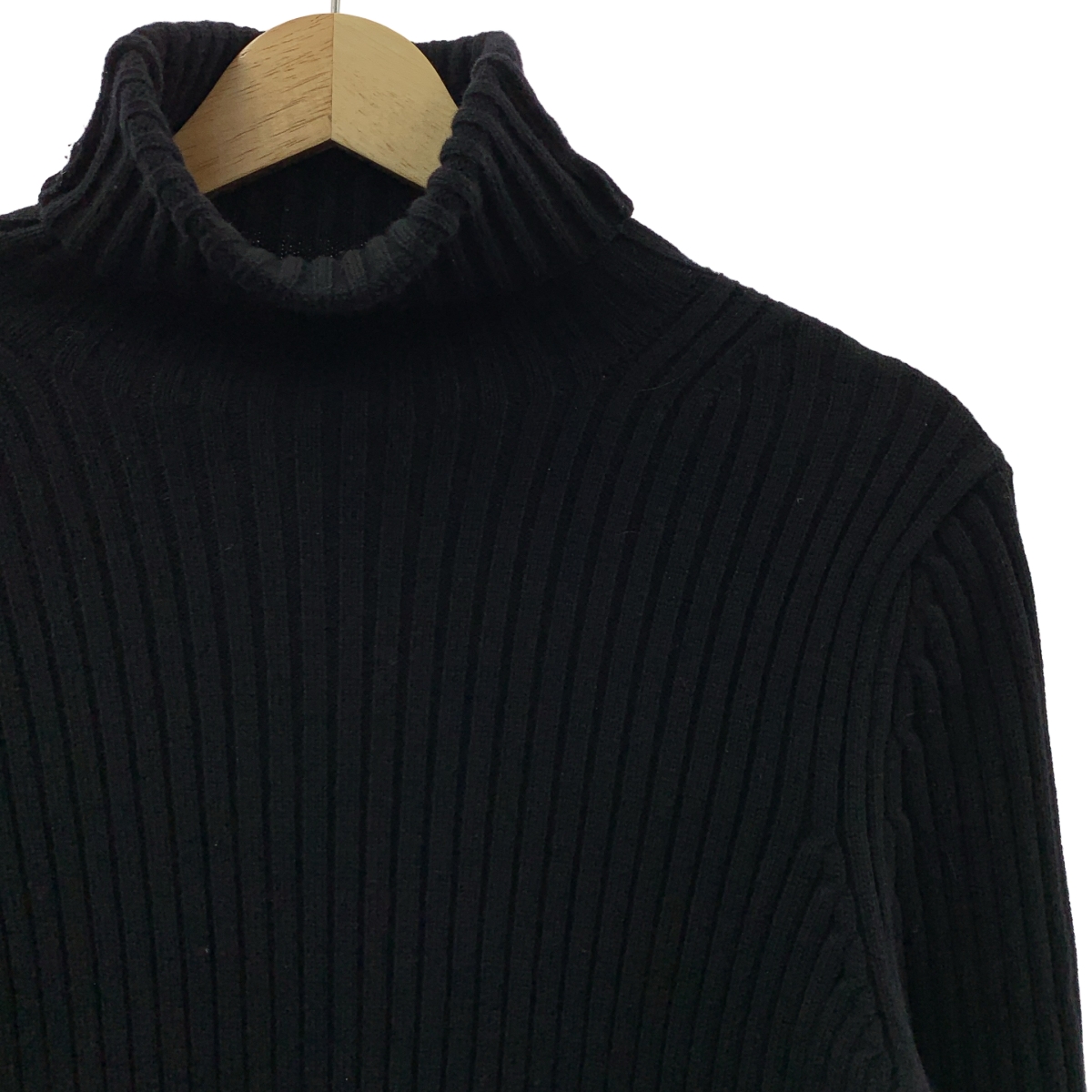 ATON / エイトン ウール タートルネック リブ ニット セーター