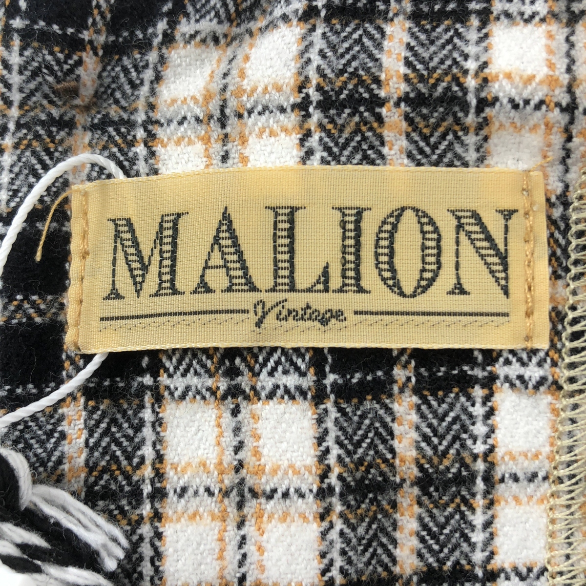 MALION vintage / マリオンヴィンテージ nell check top チェック シャツ トップス