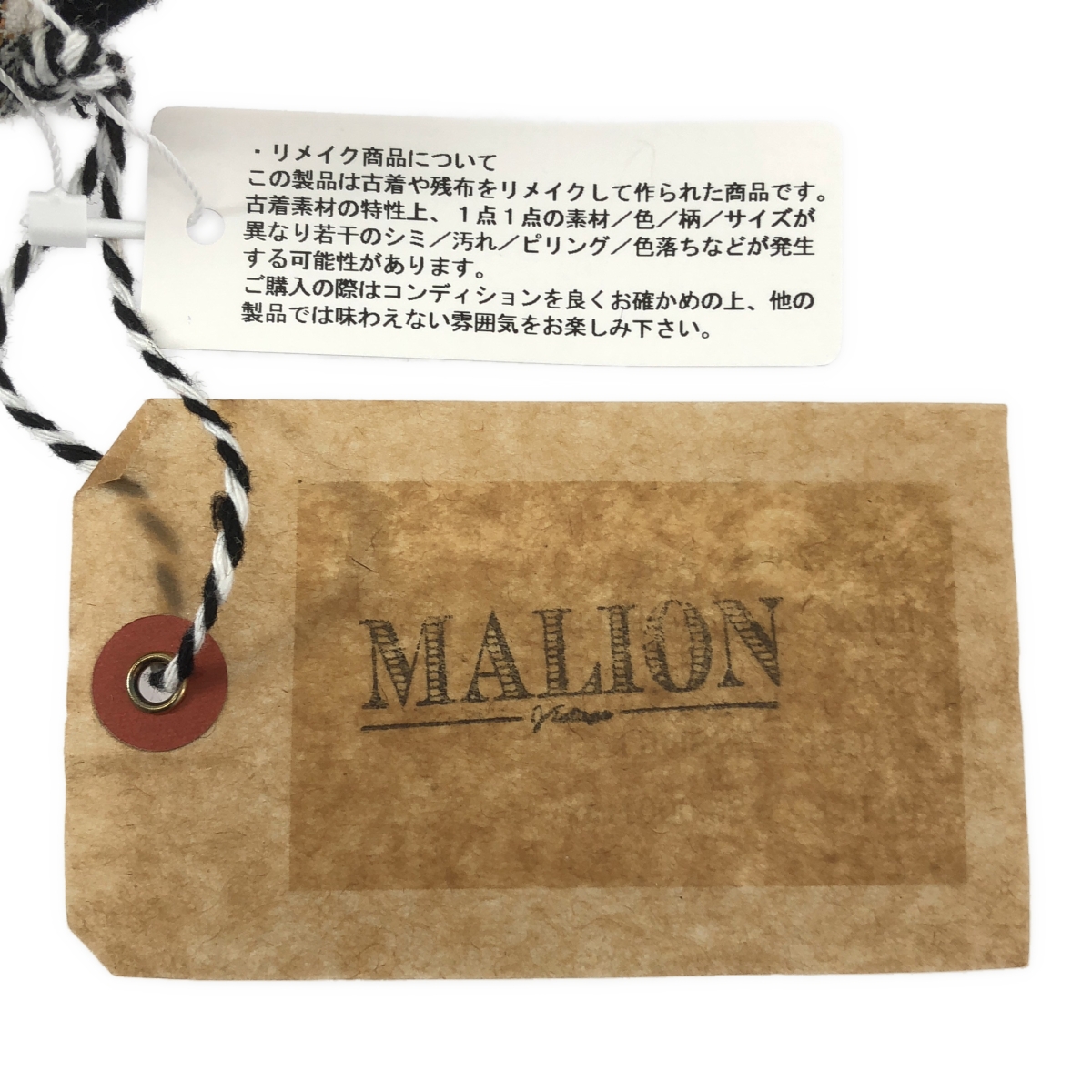 MALION vintage / マリオンヴィンテージ nell check top チェック シャツ トップス