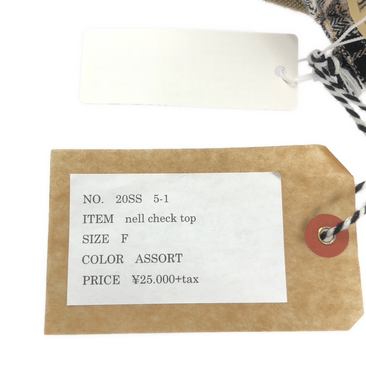 MALION vintage / マリオンヴィンテージ nell check top チェック シャツ トップス