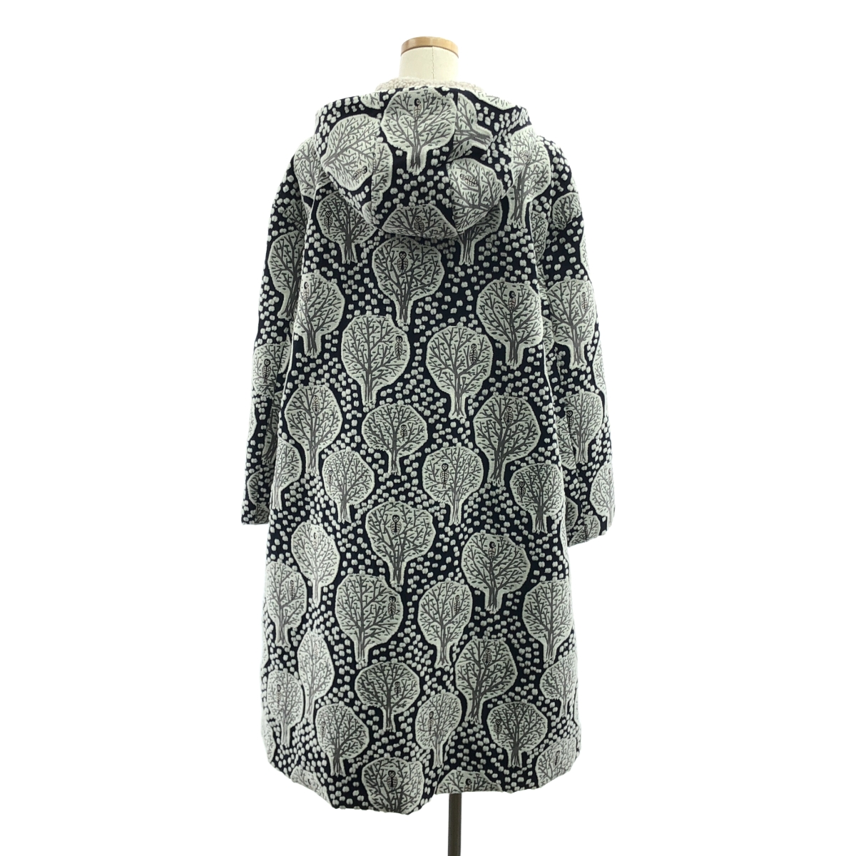 mina perhonen / ミナペルホネン pollot ポロット / 刺しゅう 中綿 フーデッド コート