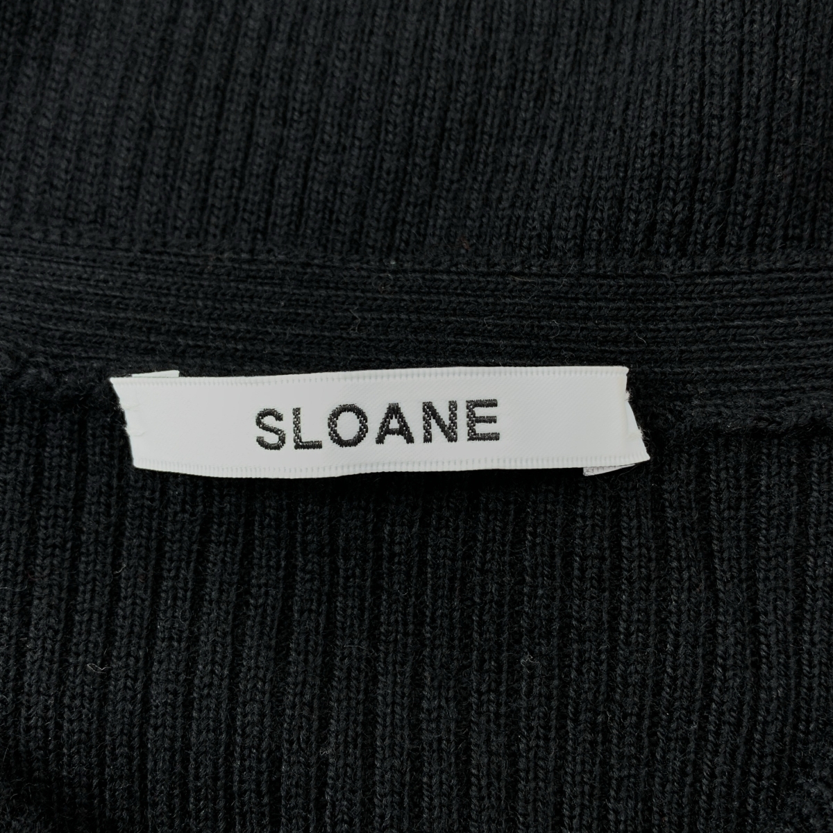 SLOANE / スローン 14Gリブ メリノウール ラウンドネック