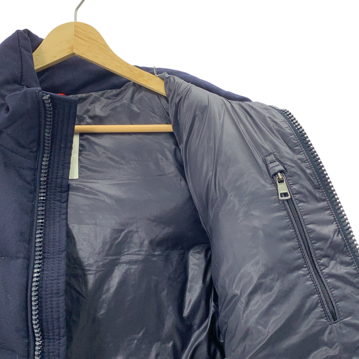 MONCLER / モンクレール MONTGENEVRE GIUBBOTTO モンジュネーブル ウール フーデッド ダウンジャケット