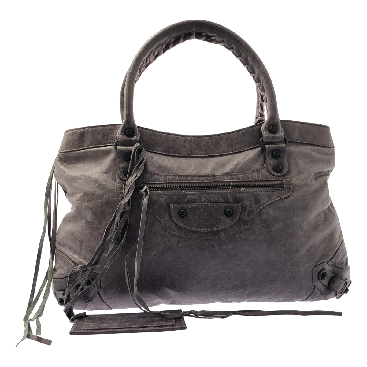 BALENCIAGA / バレンシアガ City シティ レザー ハンドバッグ