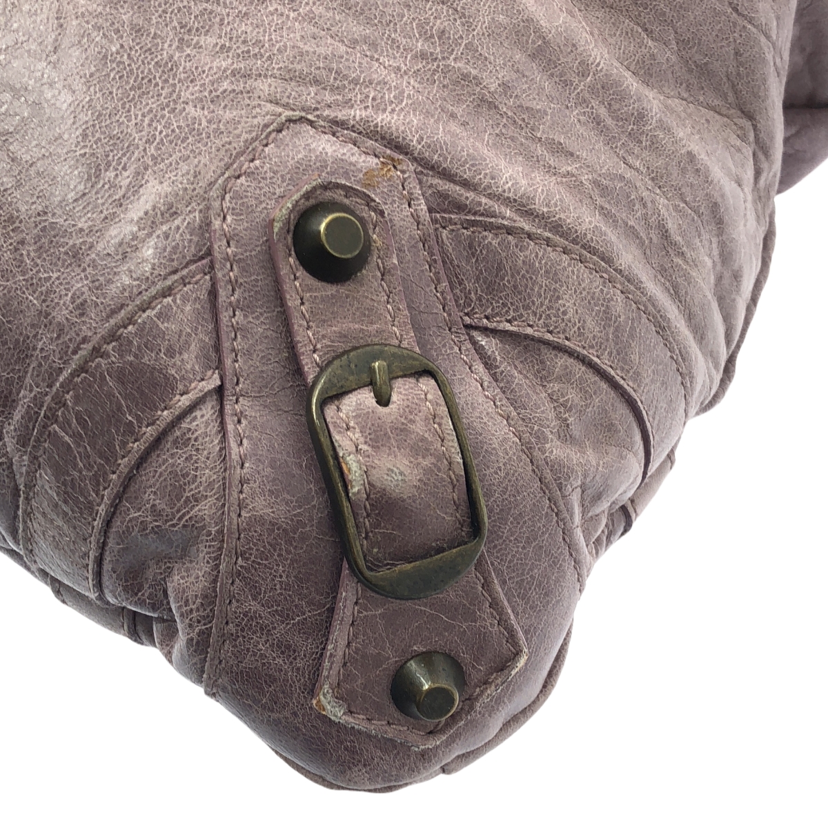 BALENCIAGA / バレンシアガ City シティ レザー ハンドバッグ