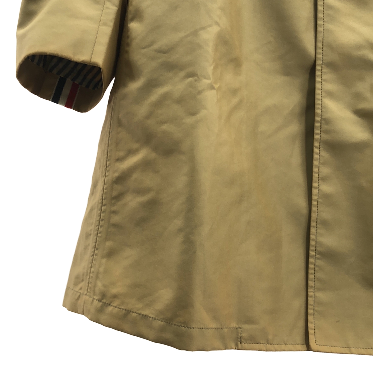 THOM BROWNE / トムブラウン ナイロン ステンカラー コート