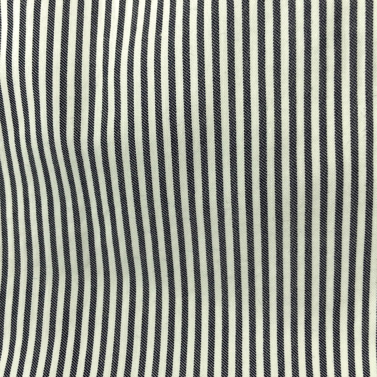 GEOFFREY B.SMALL / ジェフリーBスモール コットン ストライプ オーバーシルエット レギュラーカラー シャツ