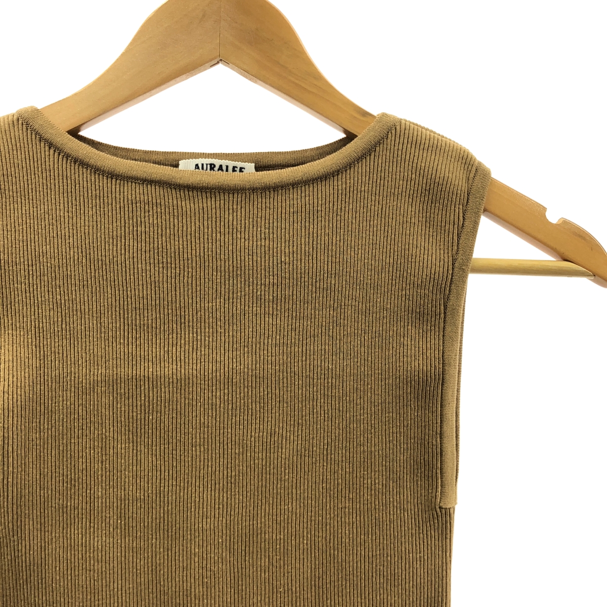 AURALEE / オーラリー × Ron Herman RIB BOAT NECK SLEEVELESS ノースリーブ ニット