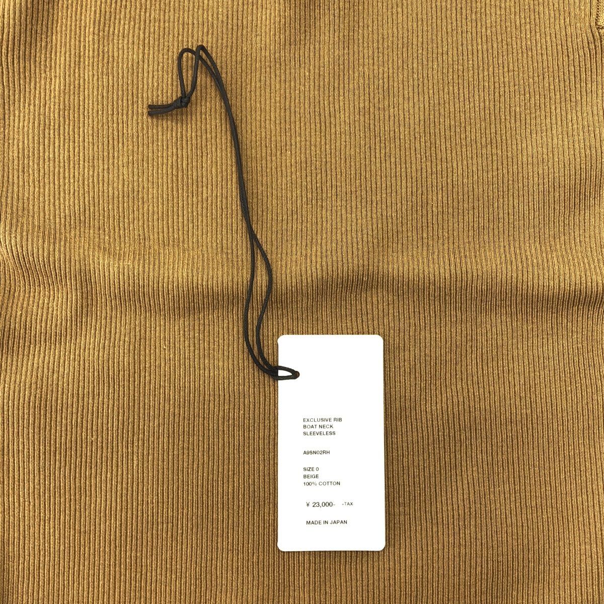 AURALEE / オーラリー × Ron Herman RIB BOAT NECK SLEEVELESS ノースリーブ ニット