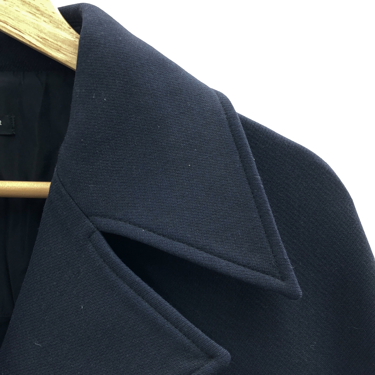 JIL SANDER NAVY / ジルサンダーネイビー ウール混 チェスターコート