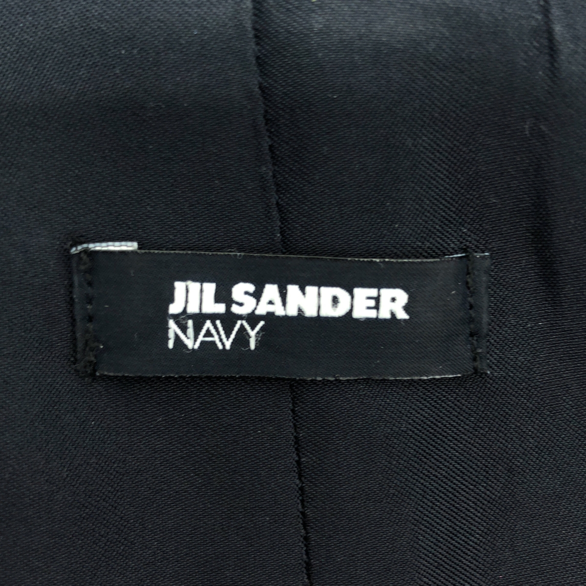 JIL SANDER NAVY / ジルサンダーネイビー ウール混 チェスターコート