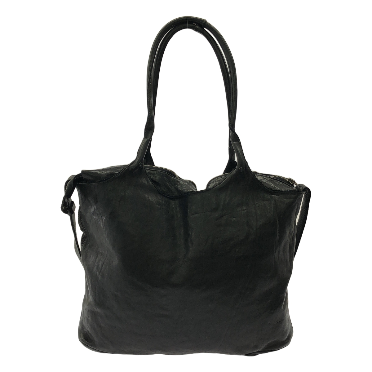 incarnation / インカネーション GUIDIカーフ / 2way バックルロゴショルダー付き レザートートバッグ