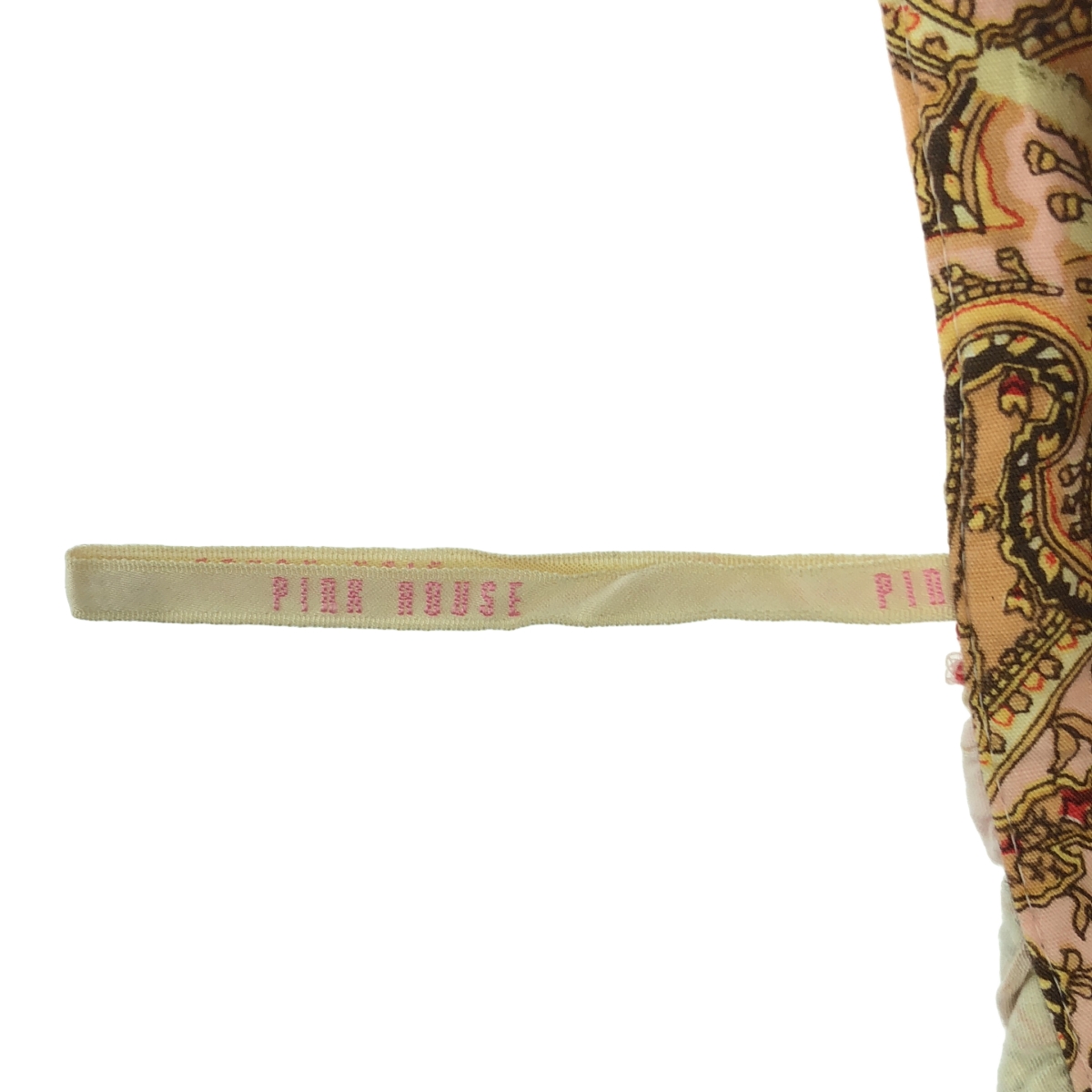 PINK HOUSE / ピンクハウス 総柄 ギャザー ボリューム バックジップ スカート