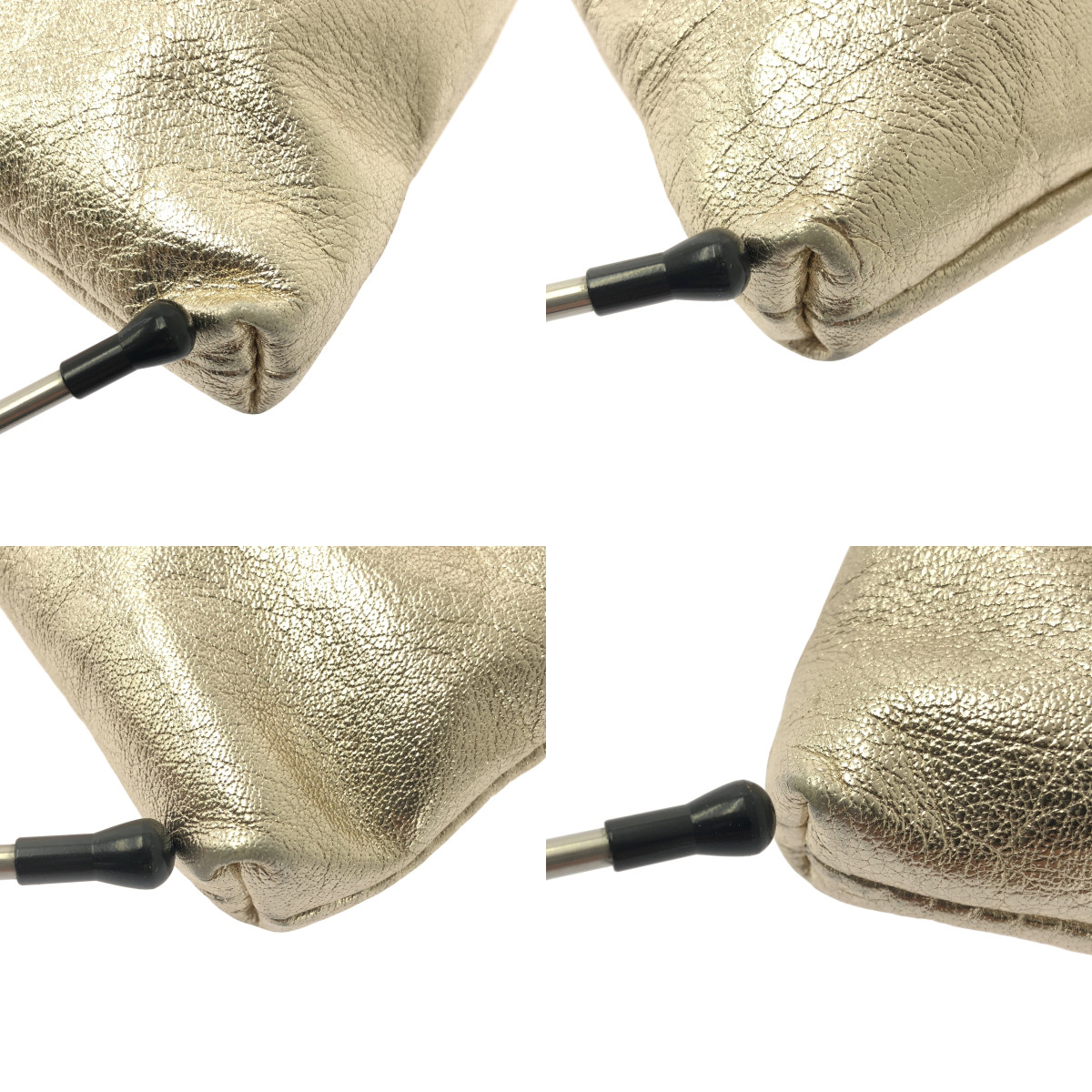 MARCO MASI / マルコマージ レザー ロゴチャーム ドローストリング 巾着 ショルダーバッグ