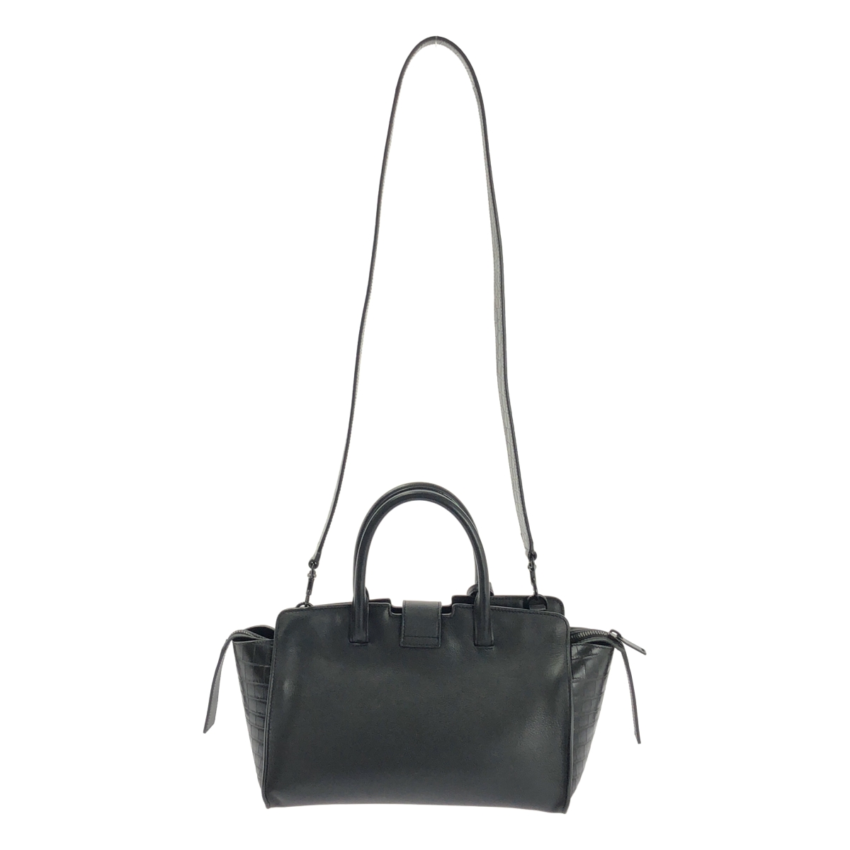 SAINT LAURENT / サンローラン ダウンタウン カバス 2way クロコ型押 ハンドバッグ