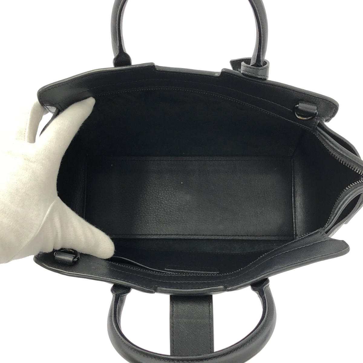 SAINT LAURENT / サンローラン ダウンタウン カバス 2way クロコ型押 ハンドバッグ