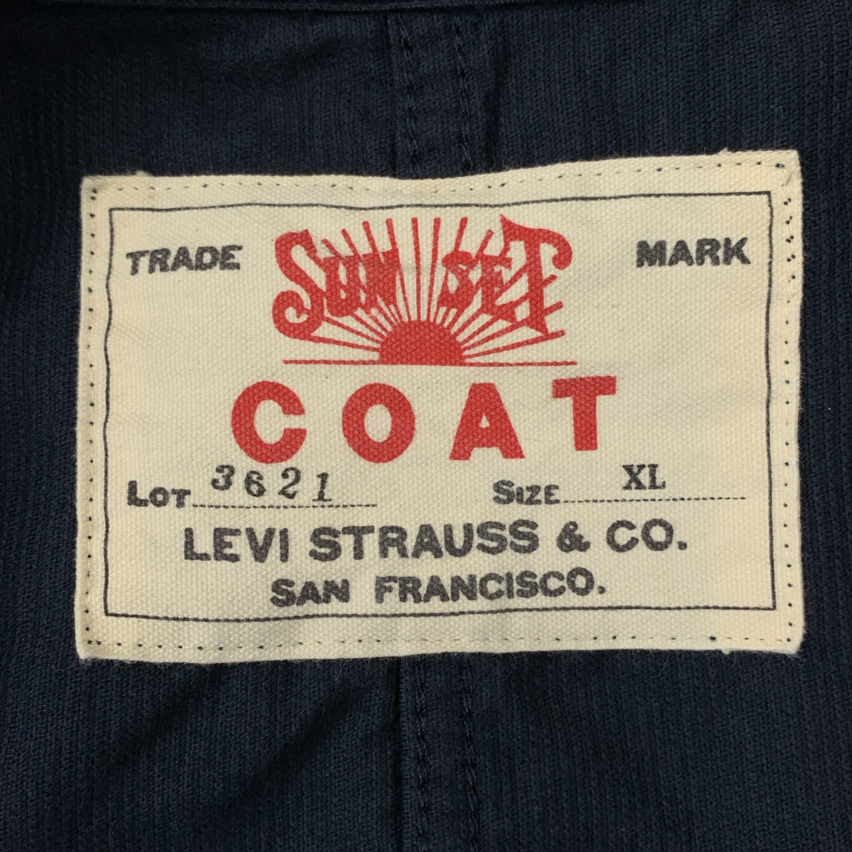 Levi's / リーバイス 3621 / Sunset Coat Dark Denim / サンセット コーデュロイ ジャケット