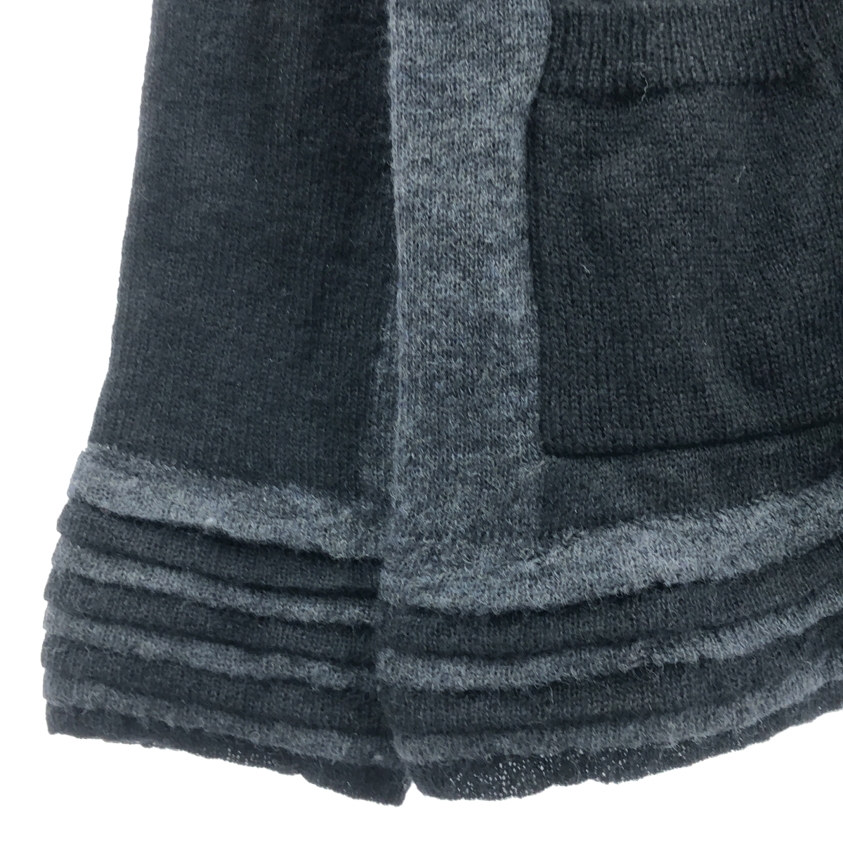 LIMI feu / リミフゥ モヘヤ レイヤード カーディガン