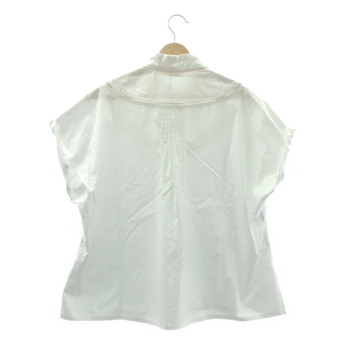 LIMI feu / リミフゥ コットン ピンタック ブラウス