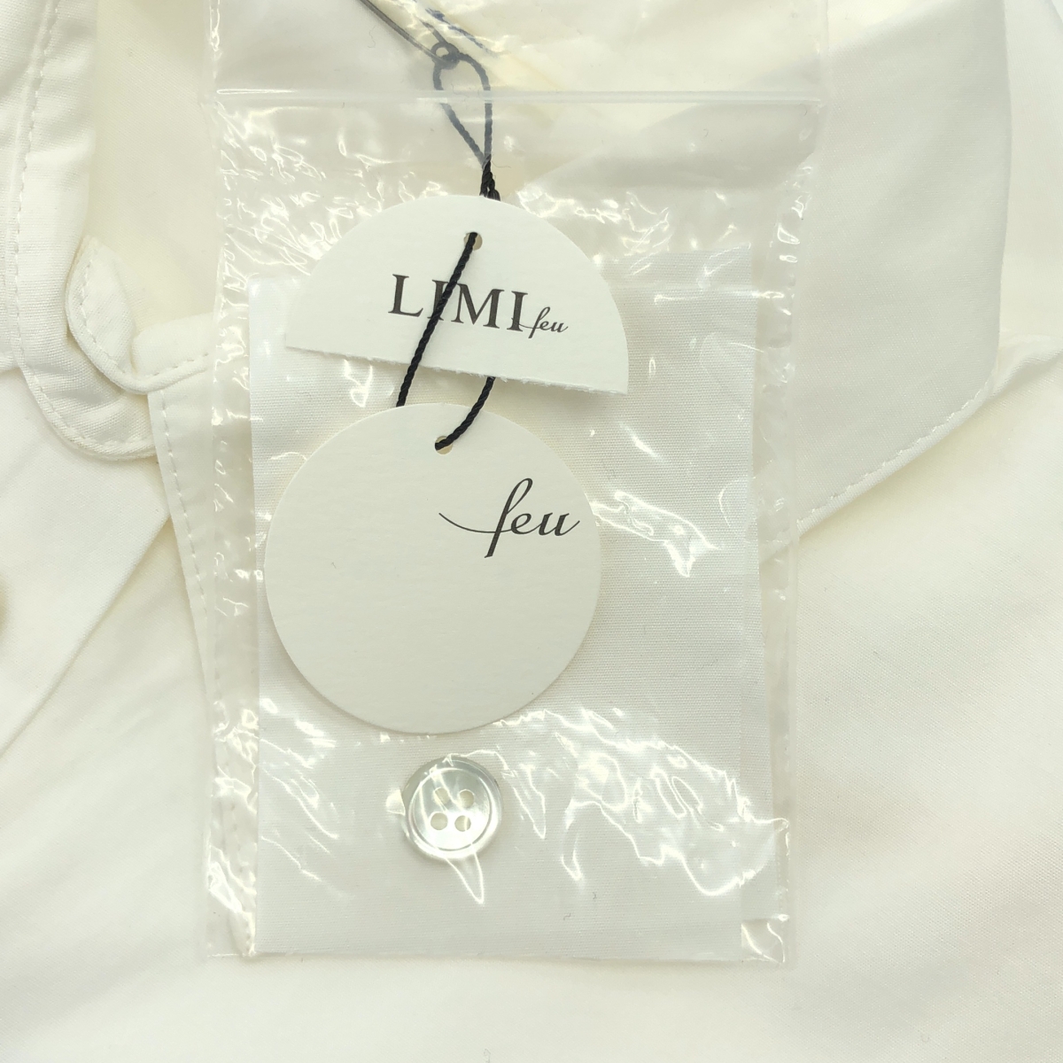 LIMI feu / リミフゥ コットン ピンタック ブラウス