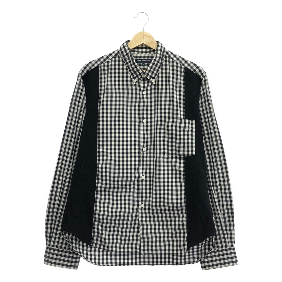 【コムデギャルソンオム】ウールナイロン切替ニットジャケット ウール ナイロン 切替 ニット ジャケット | ブランド古着の買取