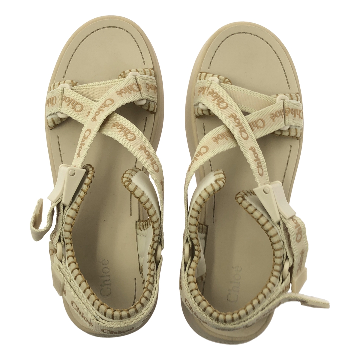 Chloe / クロエ Mila Logo Platform Sandals ミラ ロゴストラップ サンダル