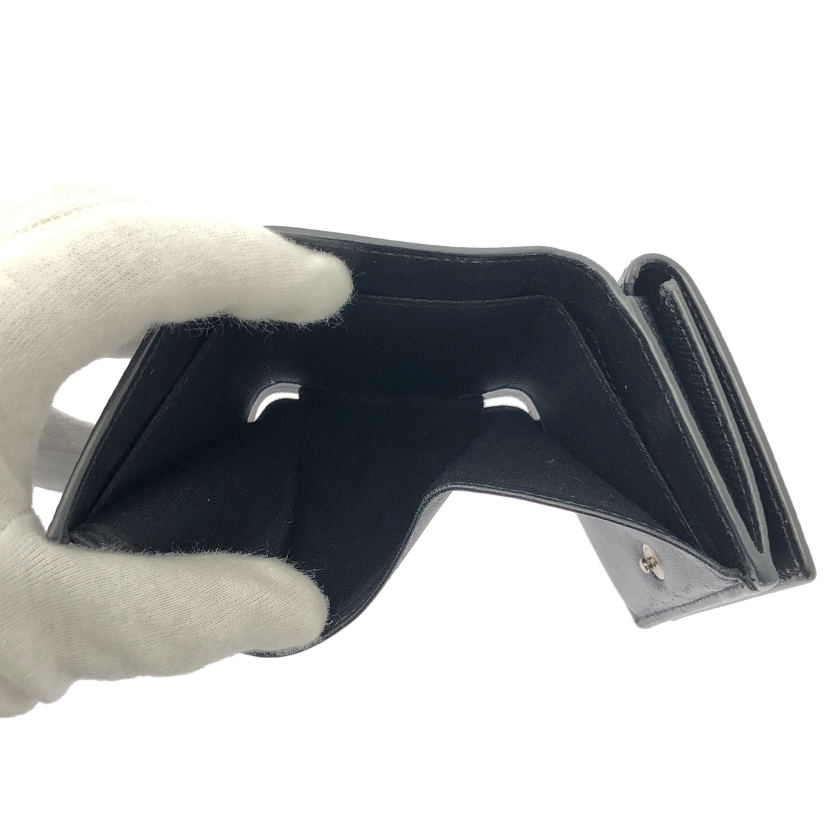 BALENCIAGA / バレンシアガ VILLE ヴィル レザー 三つ折り ウォレット