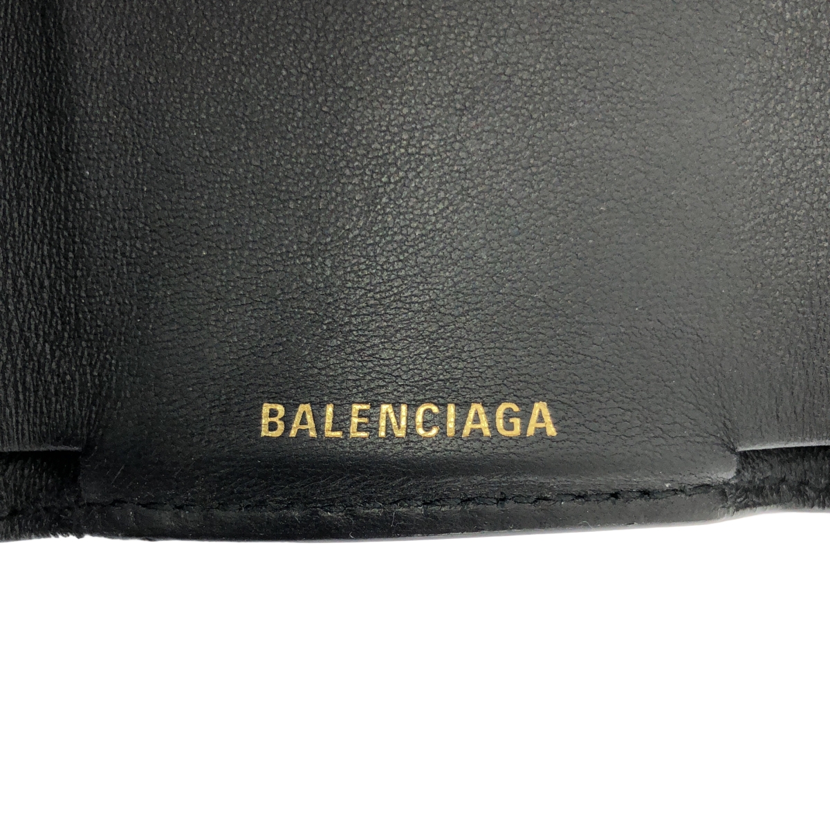 BALENCIAGA / バレンシアガ VILLE ヴィル レザー 三つ折り ウォレット