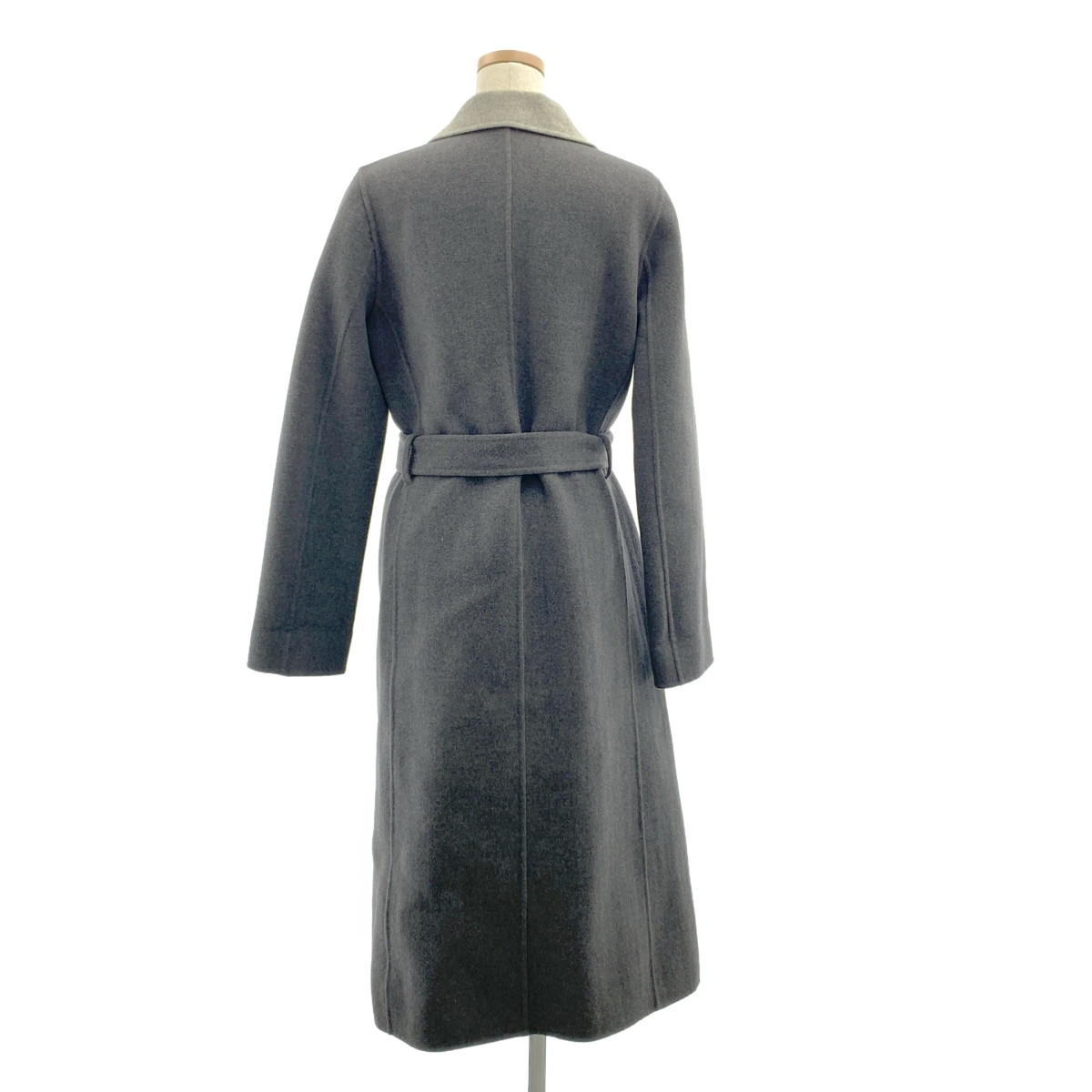 RALPH LAUREN / ラルフローレン ウール ベルト付き ボタンレス コート