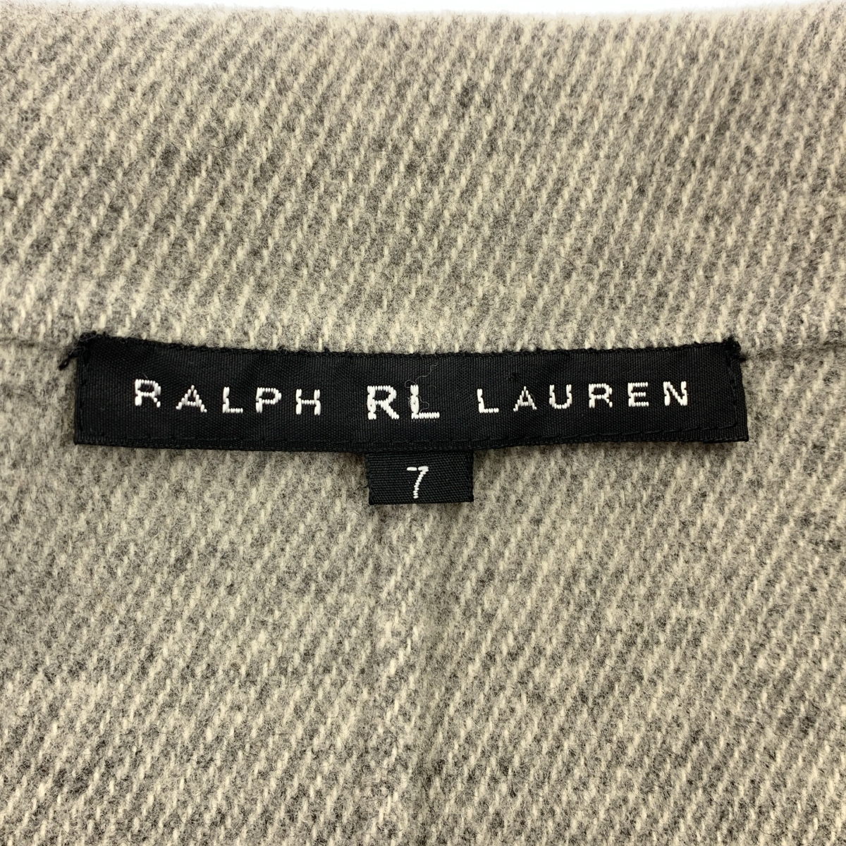 RALPH LAUREN / ラルフローレン ウール ベルト付き ボタンレス コート
