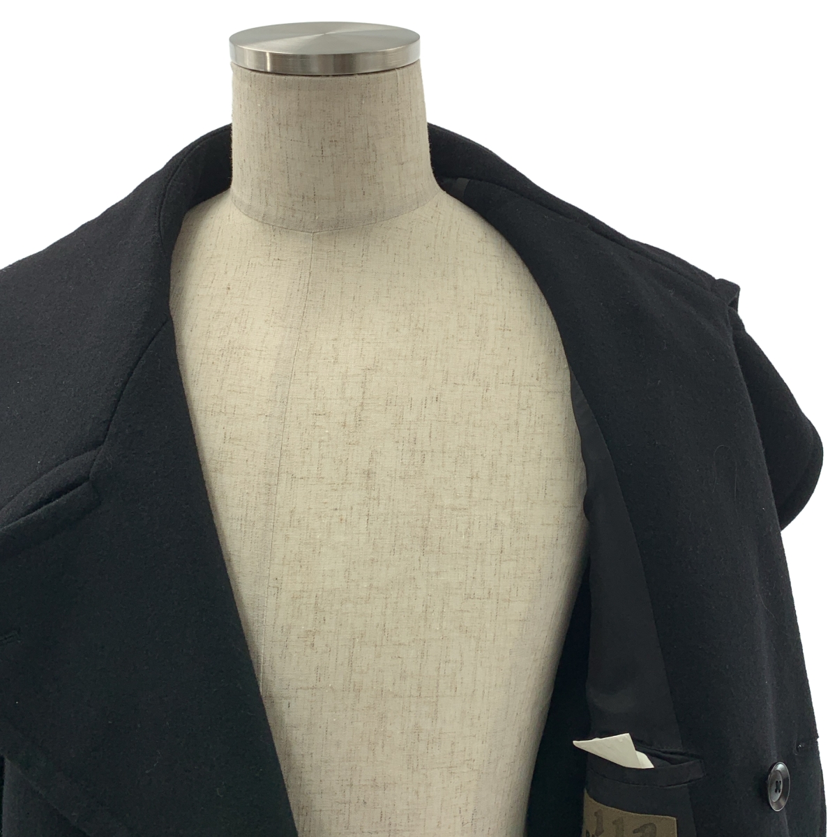 Y's BANG ON! / ワイズバングオン ウール ベルテッド トグル ダブルオーバーコート / 総裏地