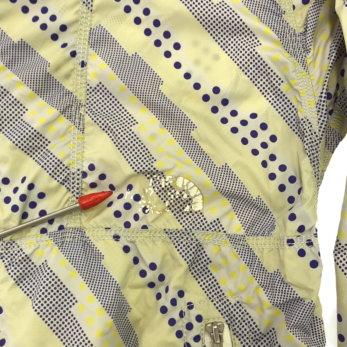 THE NORTH FACE PURPLE LABEL / ザノースフェイスパープルレーベル × MEDICOM TOY / メディコムトイ PERTEX ドット柄 ナイロン パーカー ジャケット