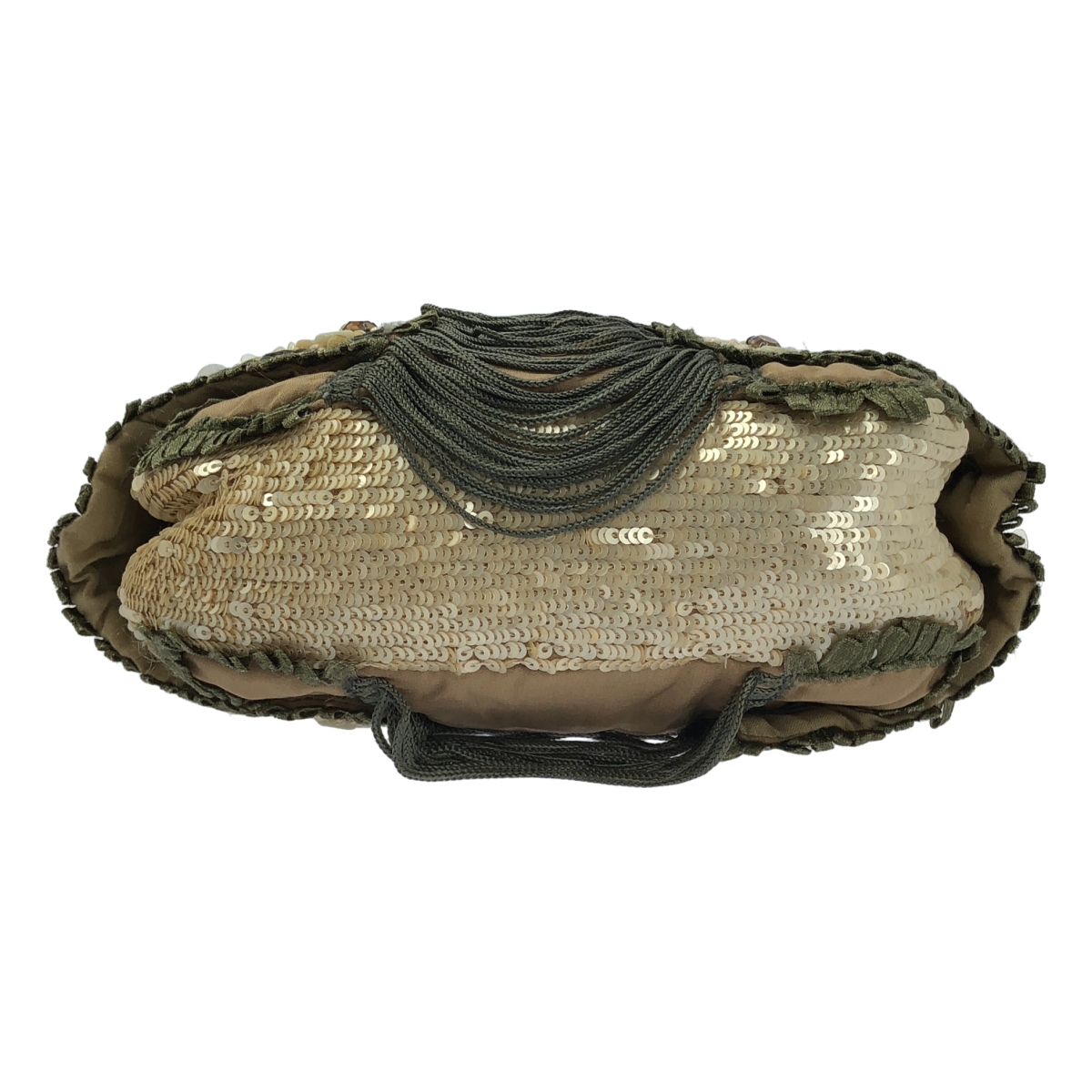 JAMIN PUECH / ジャマンピエッシュ ビーズ装飾 ミニ ポーチ ハンドバッグ