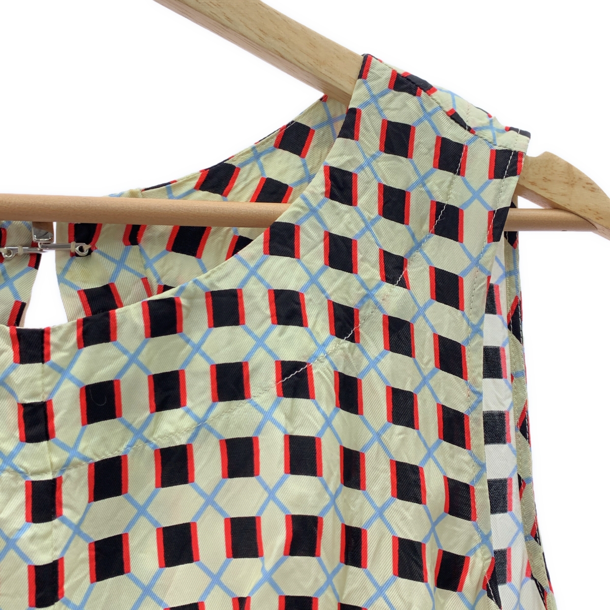 MARNI / マルニ レーヨン 総柄 ノースリーブ ブラウス