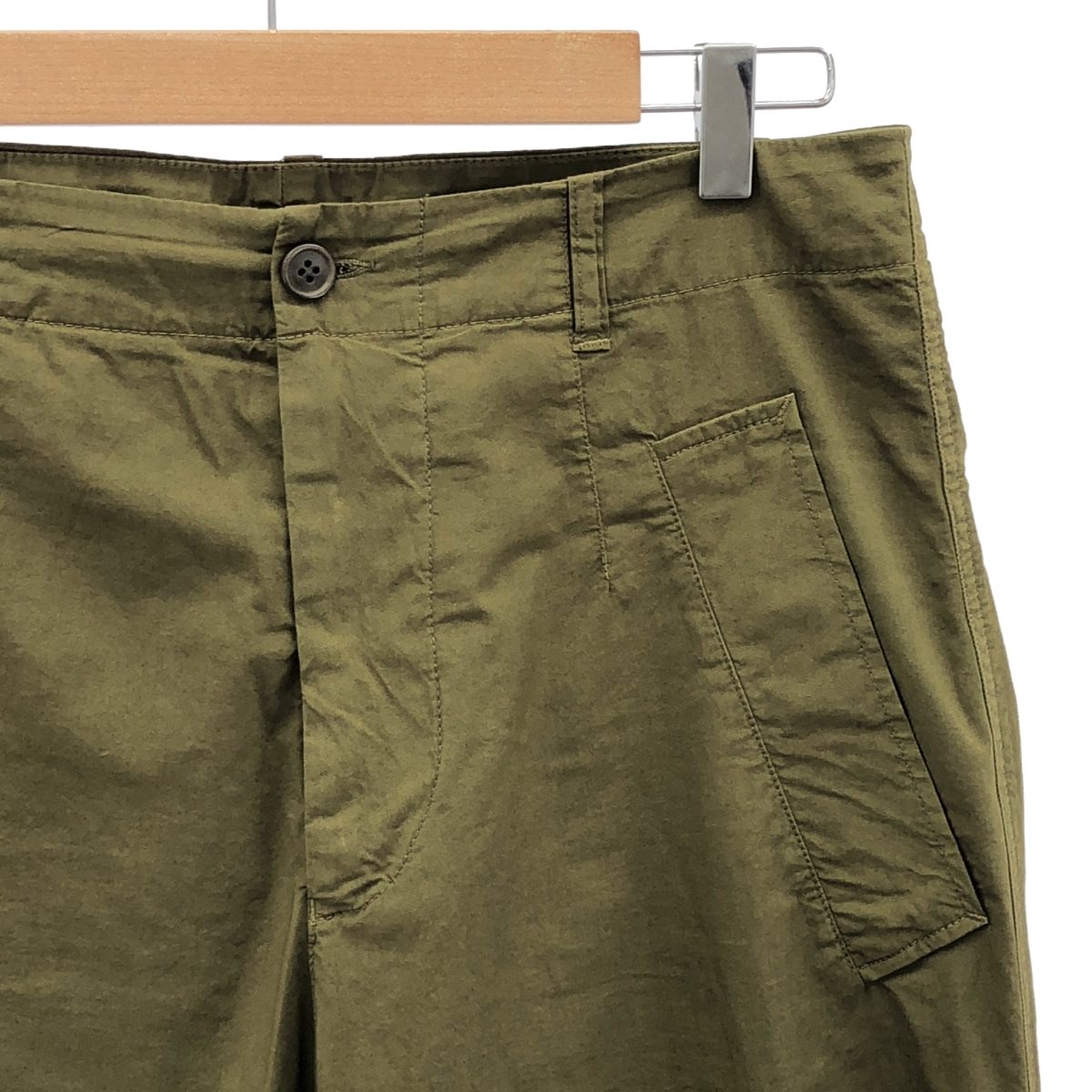 DRIES VAN NOTEN / ドリスヴァンノッテン コットン ミリタリーモチーフ スラックス パンツ