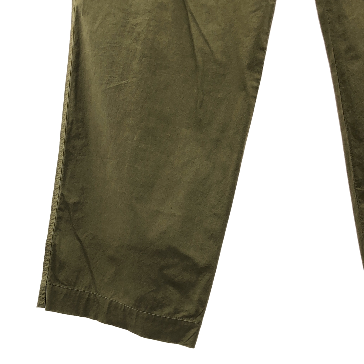 DRIES VAN NOTEN / ドリスヴァンノッテン コットン ミリタリーモチーフ スラックス パンツ