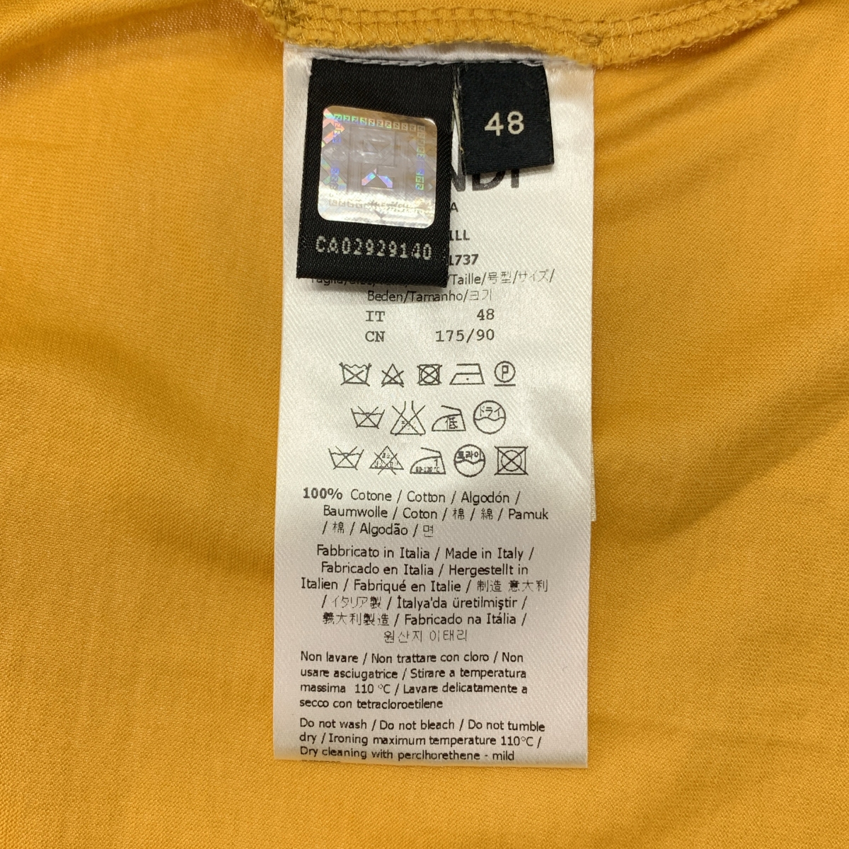 FENDI / フェンディ Bag Bugs T-shirt バグ バグズ プリント Tシャツ