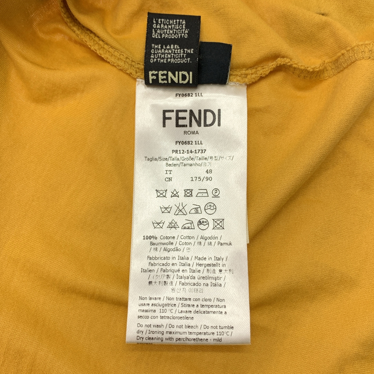 FENDI / フェンディ Bag Bugs T-shirt バグ バグズ プリント Tシャツ