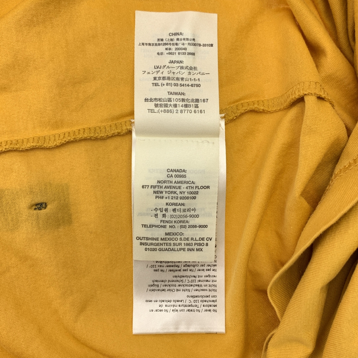 FENDI / フェンディ Bag Bugs T-shirt バグ バグズ プリント Tシャツ