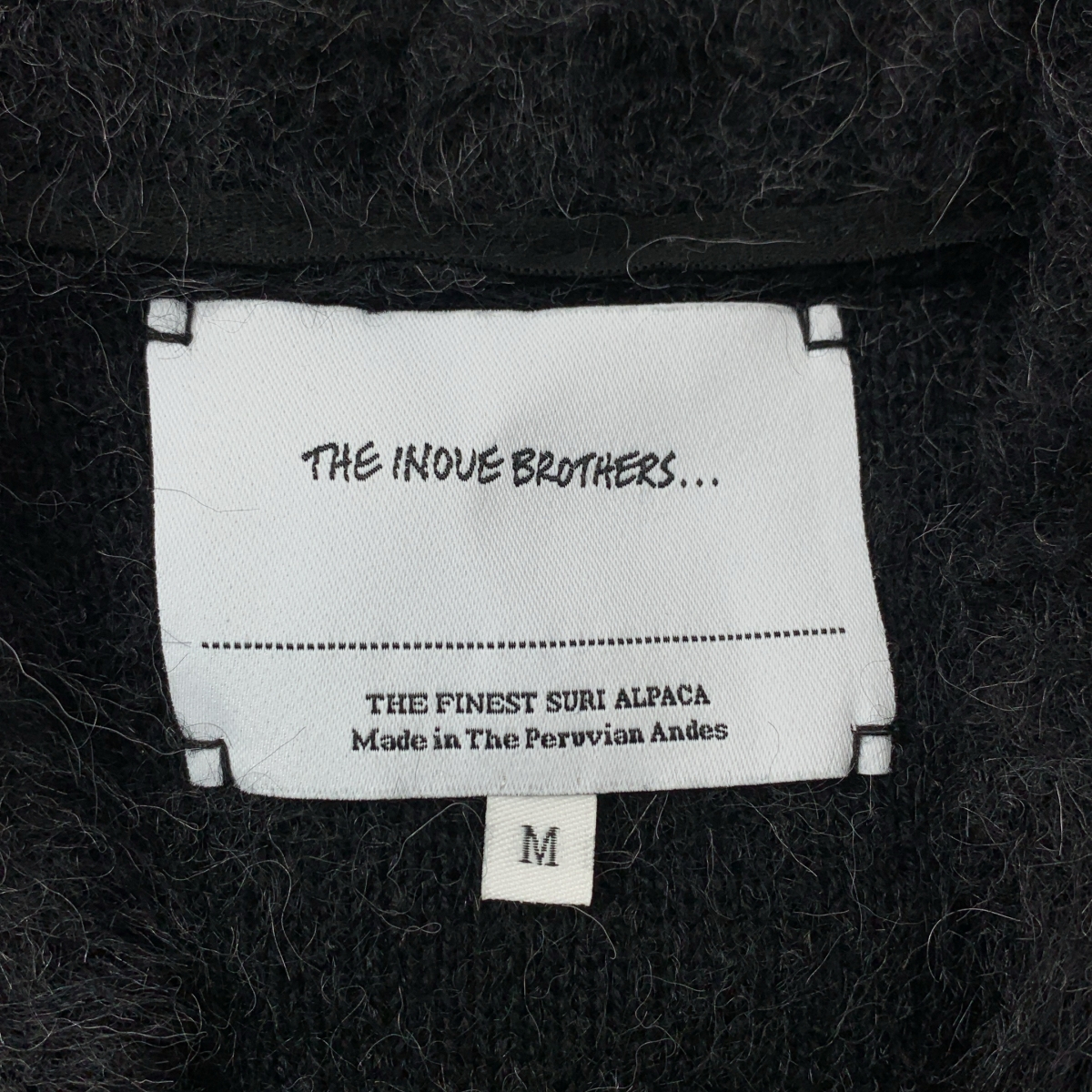 THE INOUE BROTHERS / ザイノウエブラザーズ KNIT7 SURI COTTON CARDIGAN コットン スリ アルパカ シャギー ニットカーディガン